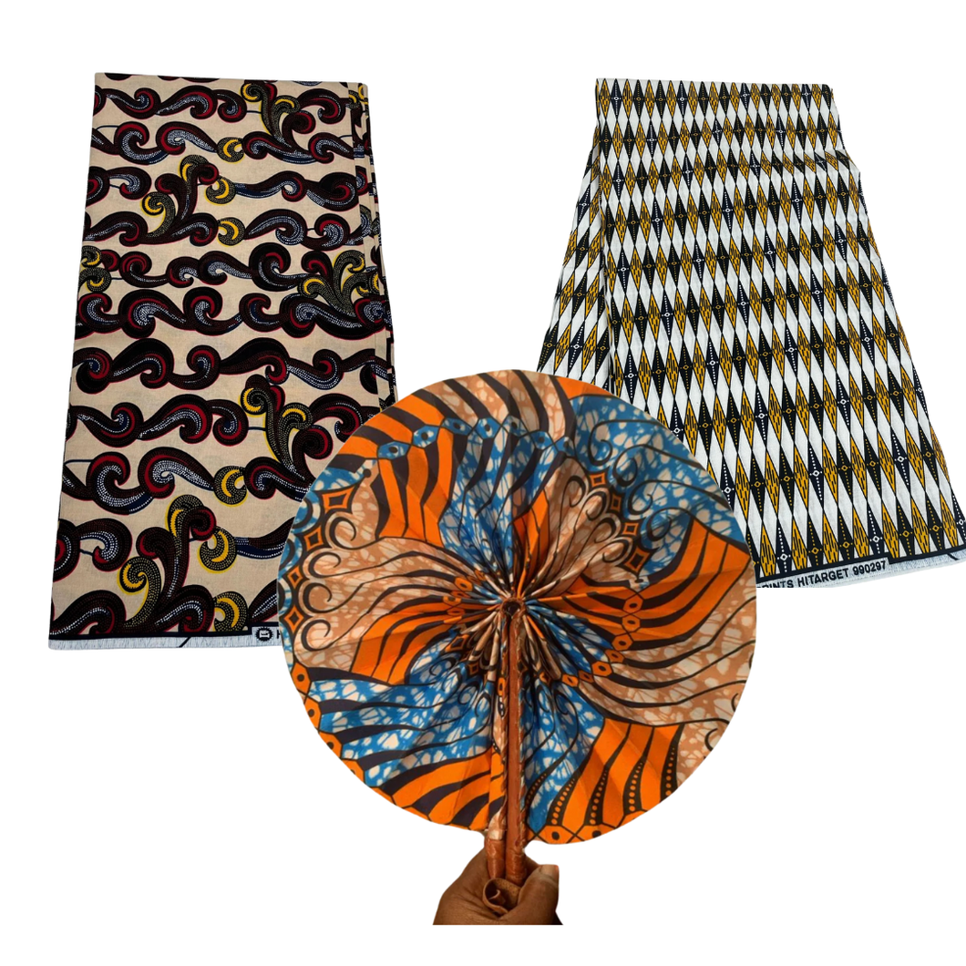 Christmas Block Print Ankara Gift Sets - 007
