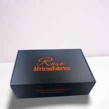 Load image into Gallery viewer, Rose African Fabrics Gift Box
