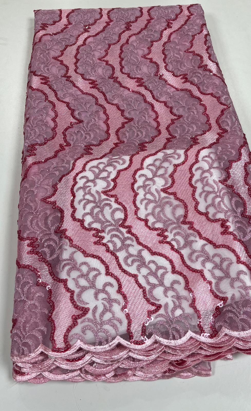 Blush Pink French Lace - 5 Yards