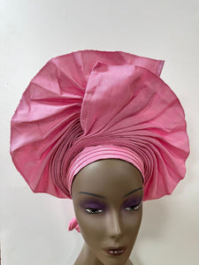 Light Pink Auto Gele