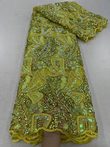 Light Yellow French Lace