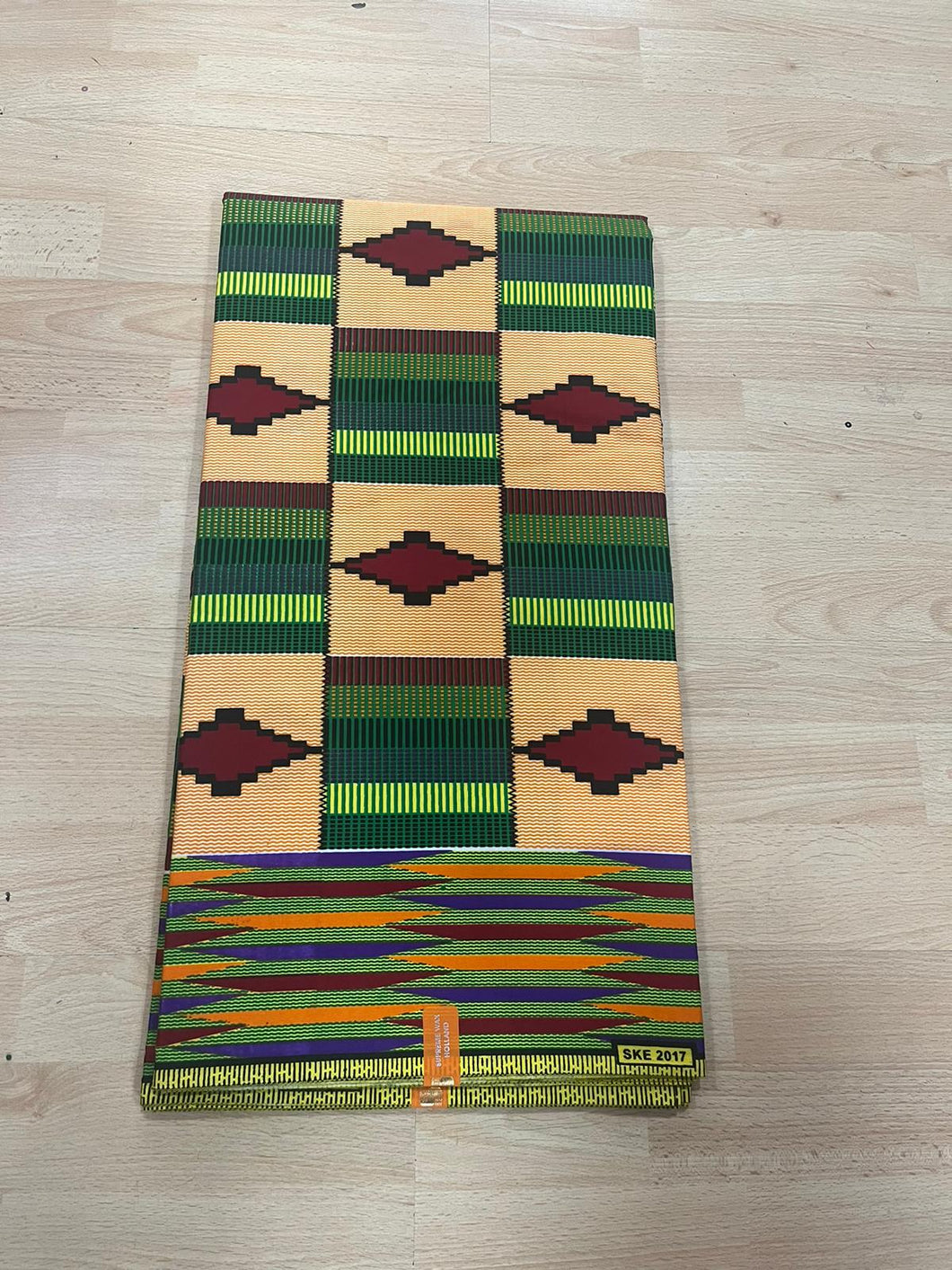 Kente Print Ankara - 6 Yards