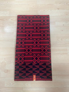 Wine Kente Print Ankara - 6 Yards