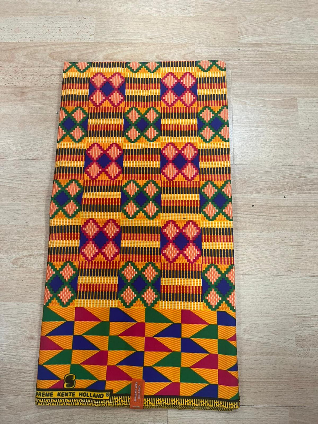 Kente Print Ankara - 6 Yards