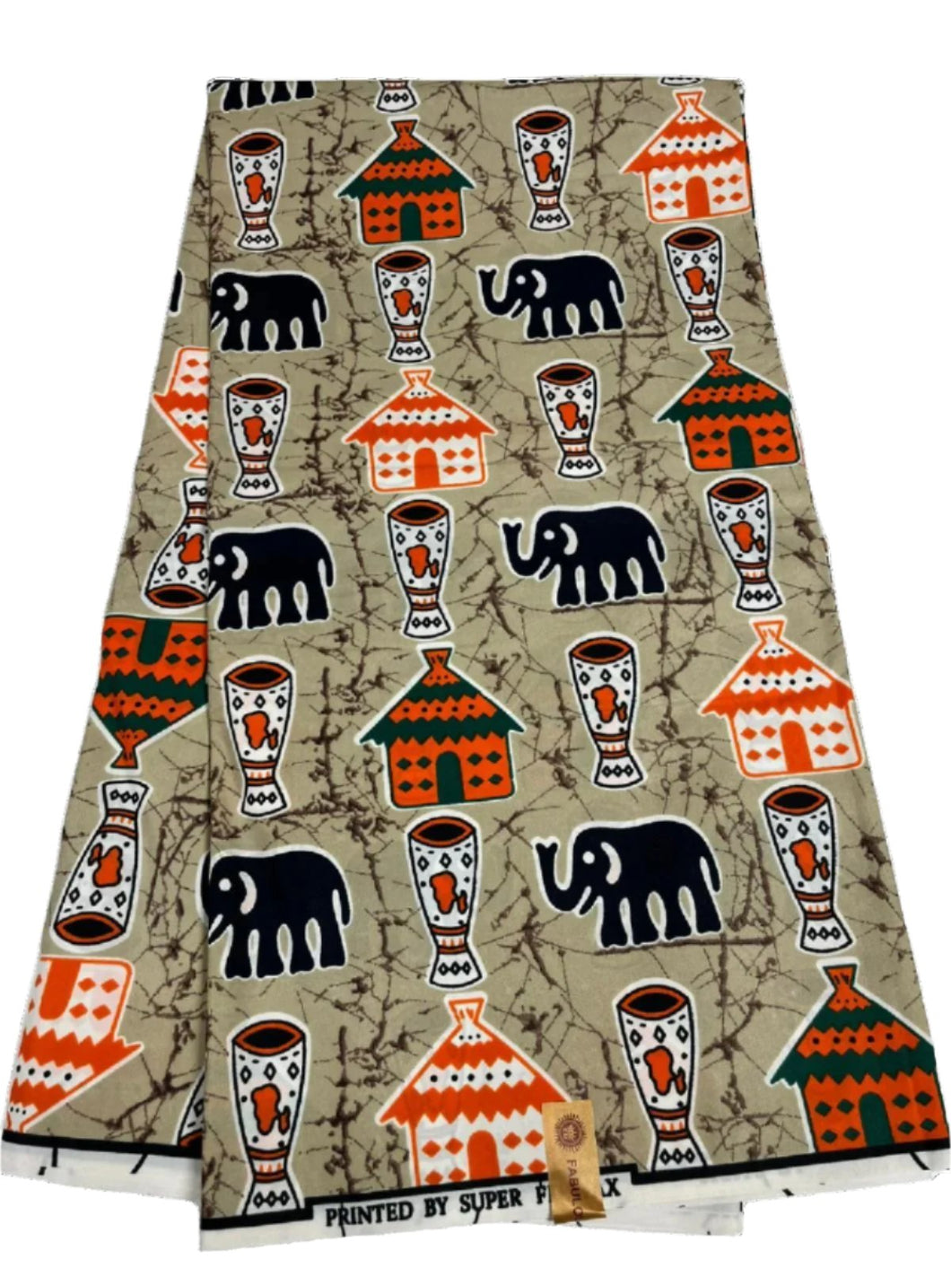Animal Ankara Print - 6 Yards