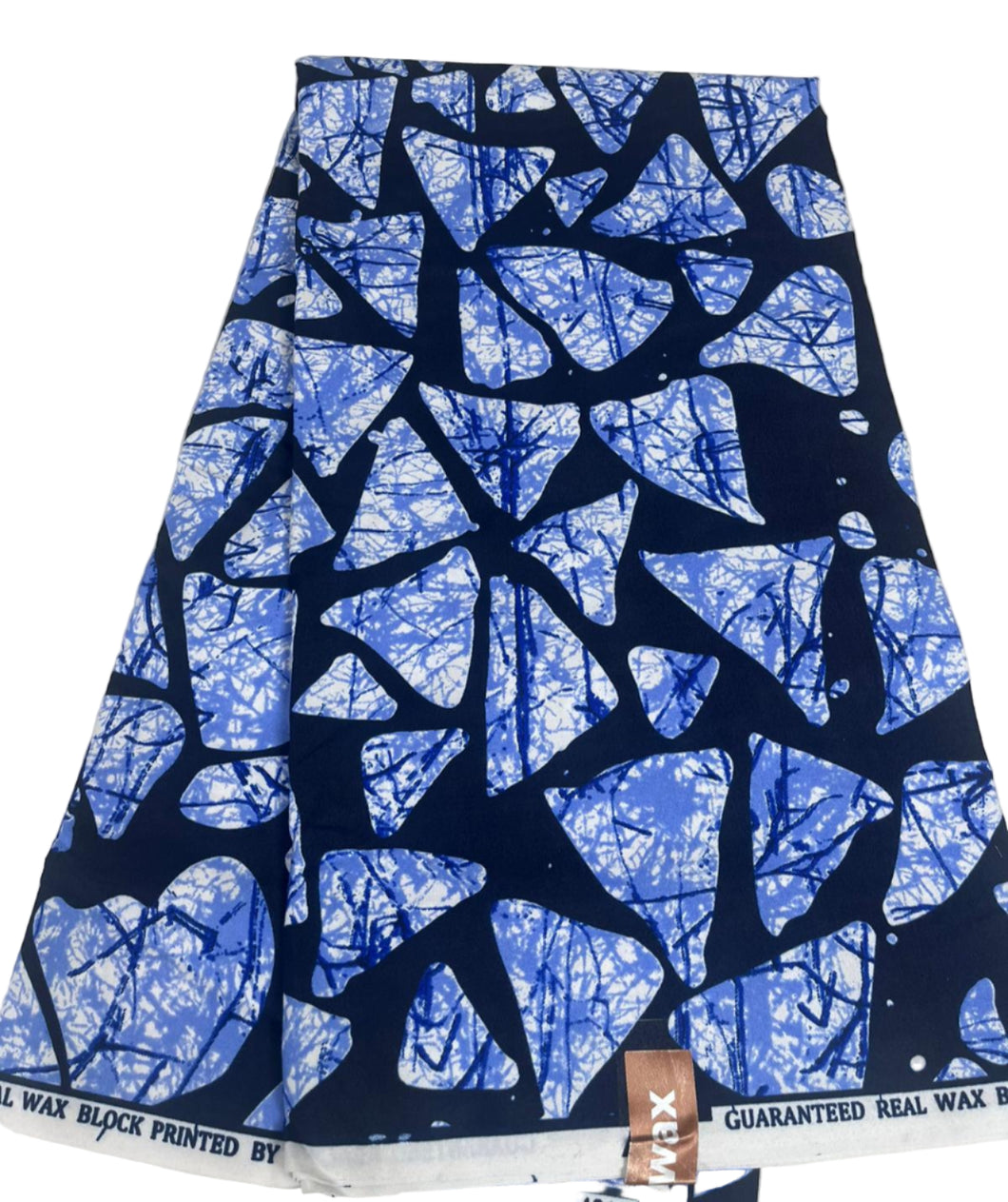 Blue and Black Ankara Print - 6 Yards