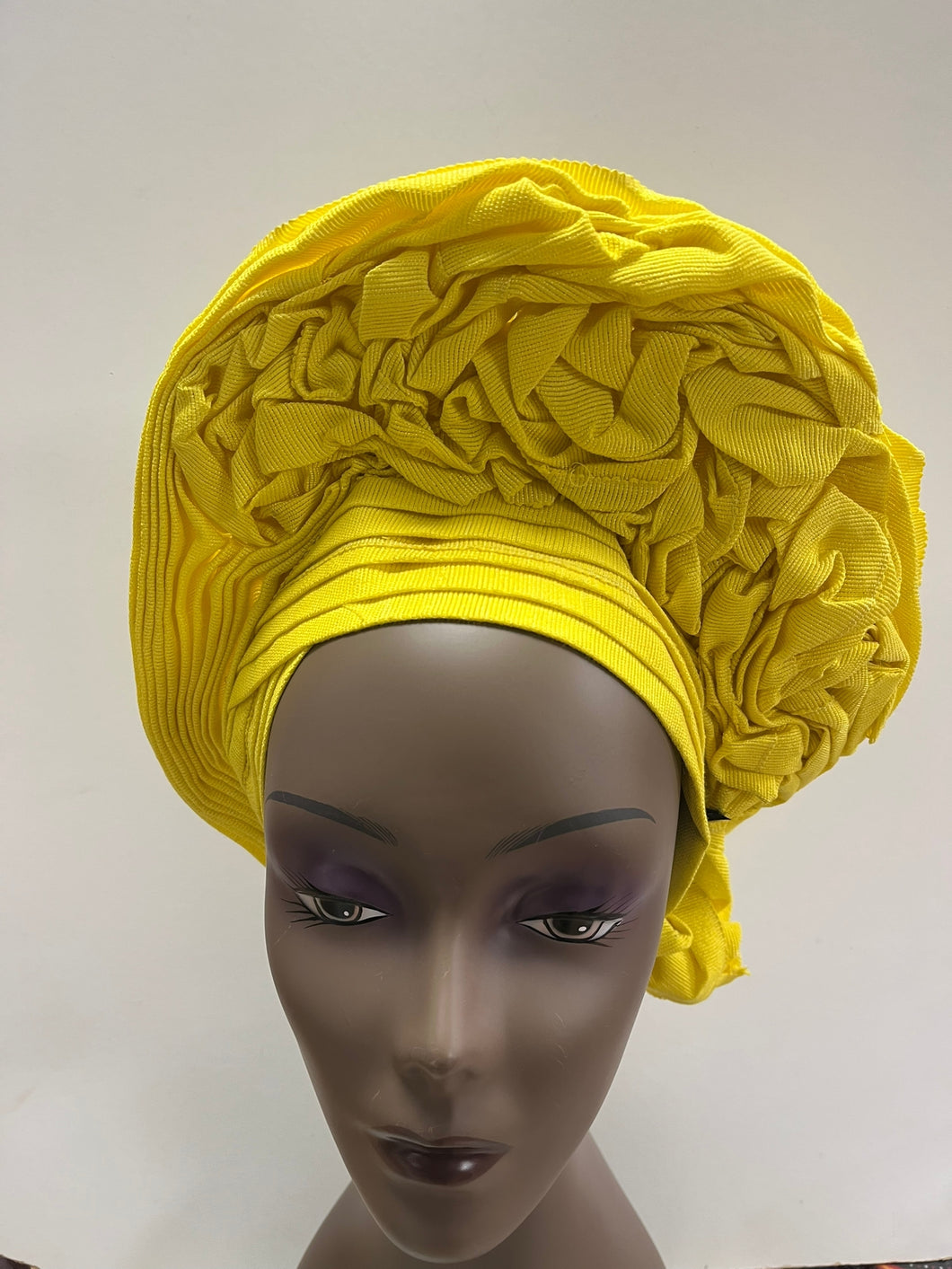 Yellow Auto Gele