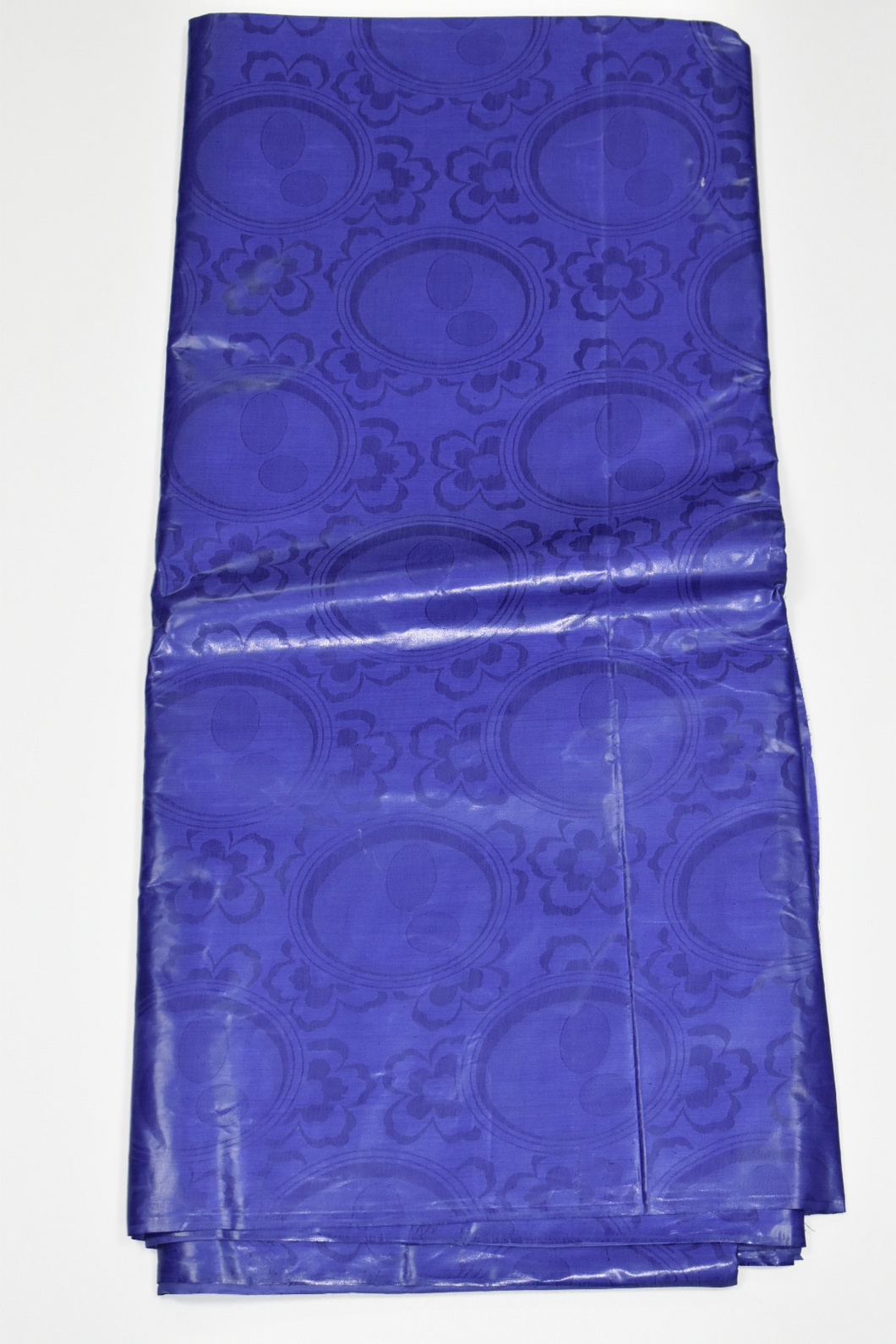 Royal Blue Brocade - 5 Yards