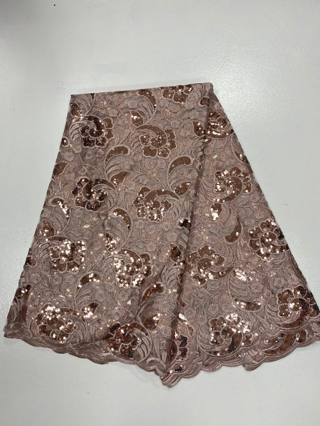 Blush Pink French Lace - 5 Yards