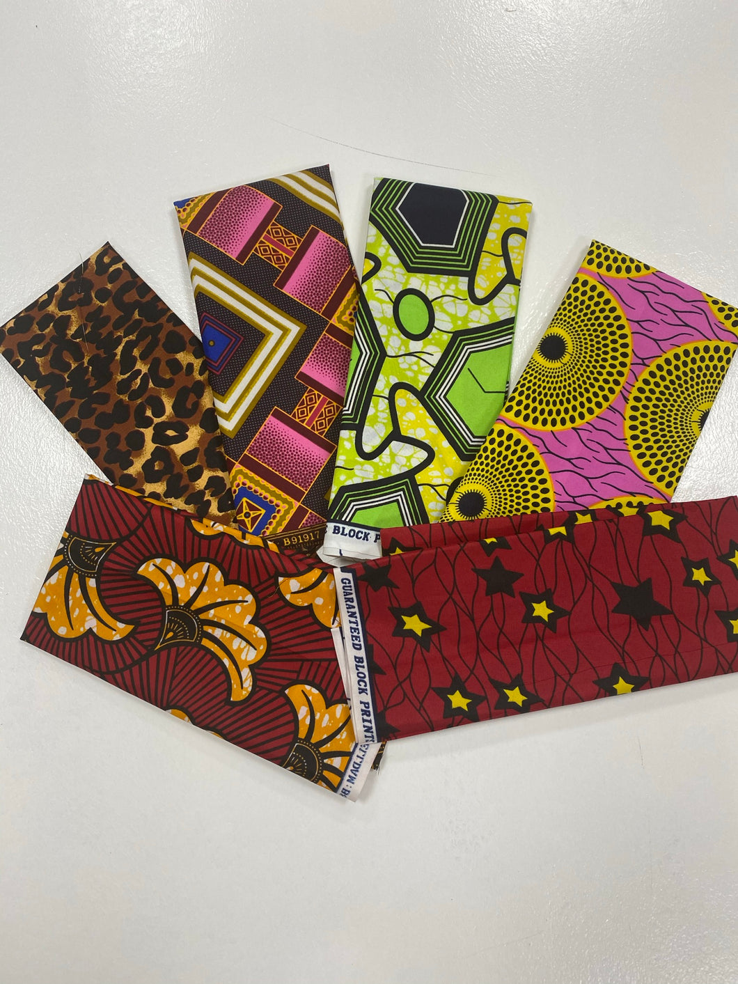 Ankara Print Fat Quarters (6 Pieces) 003