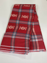 Load image into Gallery viewer, Red Embroidery Plain George - 7 Yards

