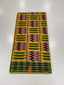 Kente Print Ankara - 6 Yards