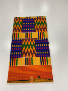 Kente Print Ankara - 6 Yards