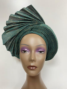 Army Green Auto Gele