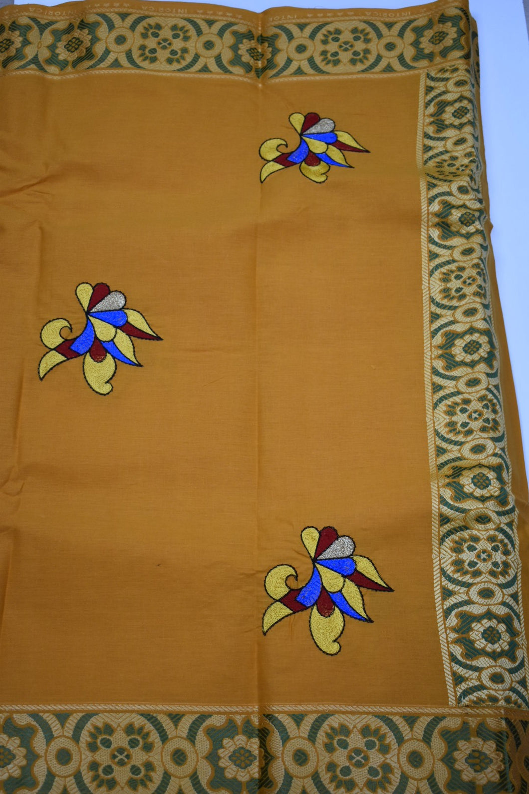 Burnt Orange Intorica George - 6 Yards