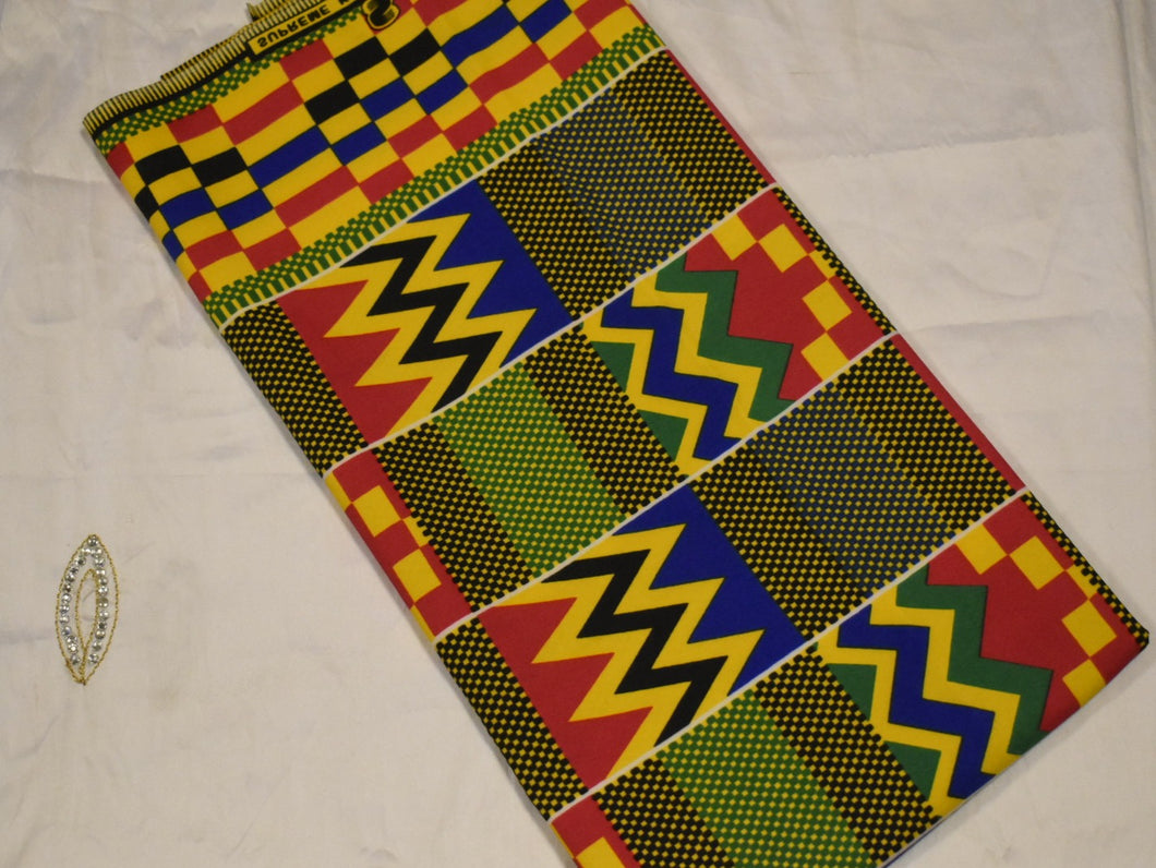 100% Cotton Kente Print - 1 Yard